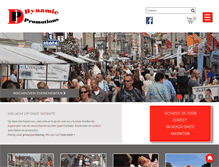 Tablet Screenshot of dynamicpromotions.nl